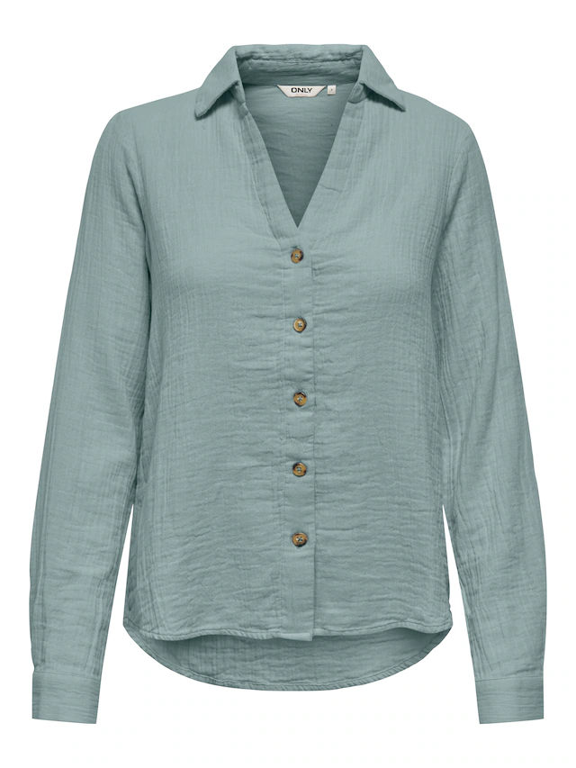 ONLY Langarmbluse »ONLTHYRA LIFE L/S REGULAR SHIRT NOOS WVN«
