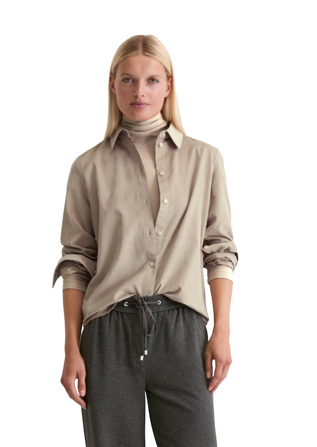 Marc O'Polo Langarmbluse »aus Organic-Cotton-Viskose-Mix«