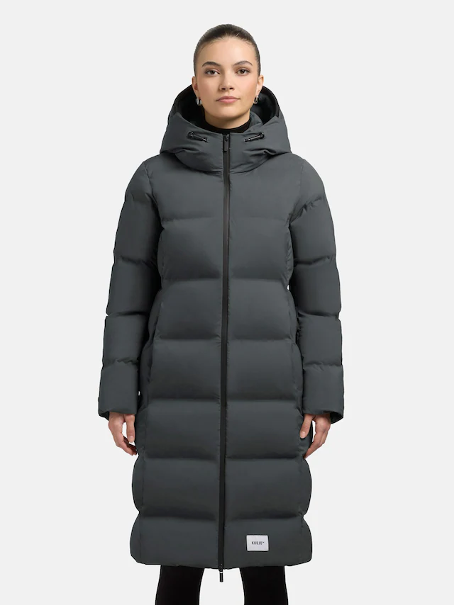 khujo Steppmantel »Finnie3« Warmer Damen Wintermantel mit großer Kapuze