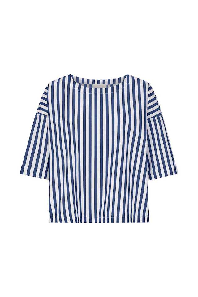 RICHROYAL Blusentop Regular fit mit Streifenmuster