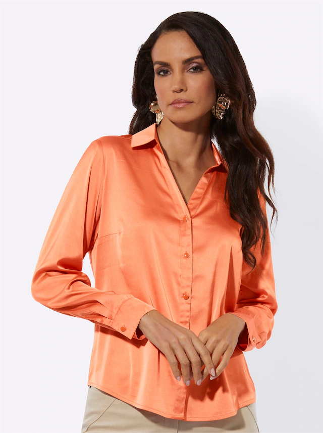 creation L Satinbluse