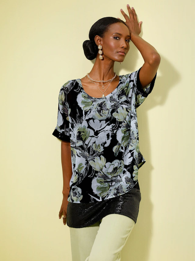 creation L Chiffonbluse