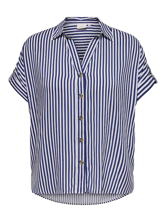 ONLY CARMAKOMA Kurzarmbluse »CARYASMIN SHIRT S/S WVN NOOS«