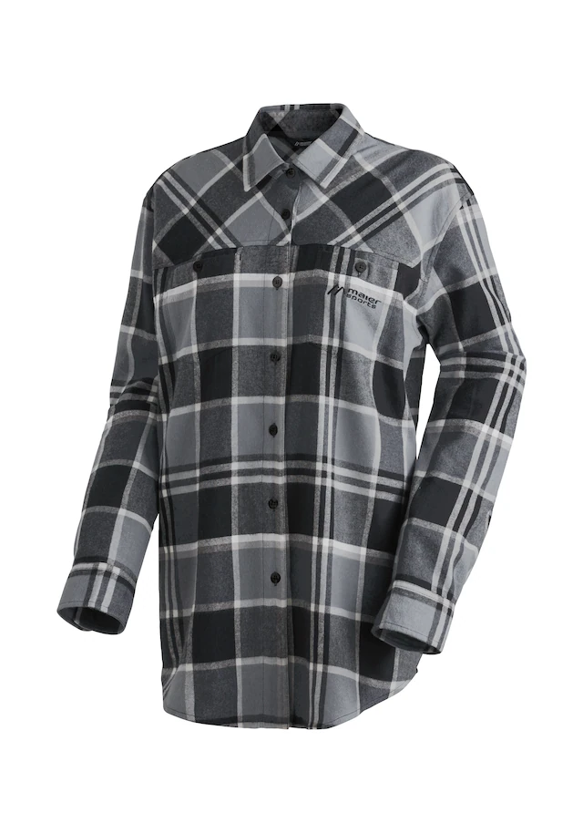 Maier Sports Flanellbluse »Predeal 2.0 W« warmes Damen Hemd im klassischen Karo-Look