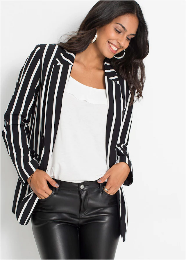 bonprix Jackenblazer »Blazer« für modischen Auftritt, schmale Passform, mit Reverskragen
