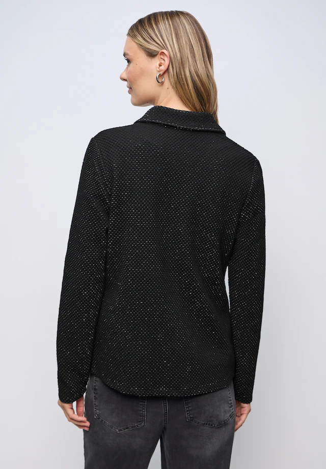 STREET ONE Kurzblazer im Glitzer-Look