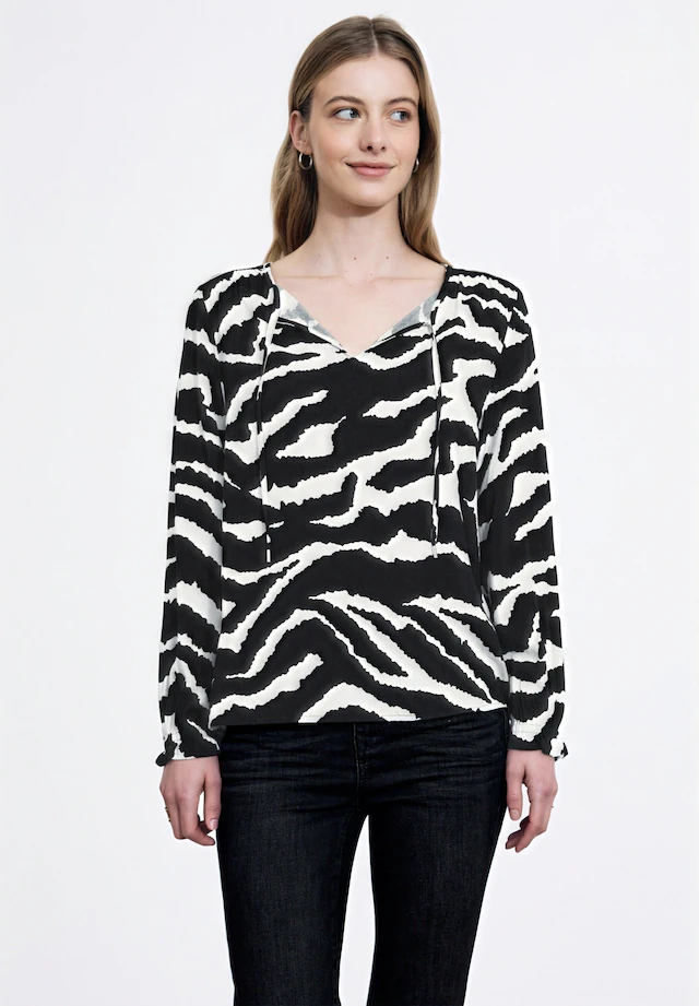 STREET ONE STUDIO Langarmbluse aus softer Viskose