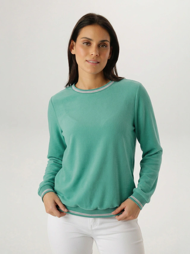 Aniston SELECTED Shirtbluse mit sportiven Bündchen - NEUE KOLLEKTION
