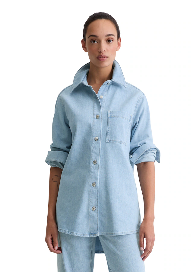 Marc O'Polo Jeansbluse »aus Organic-Cotton-Mix-Stretch«