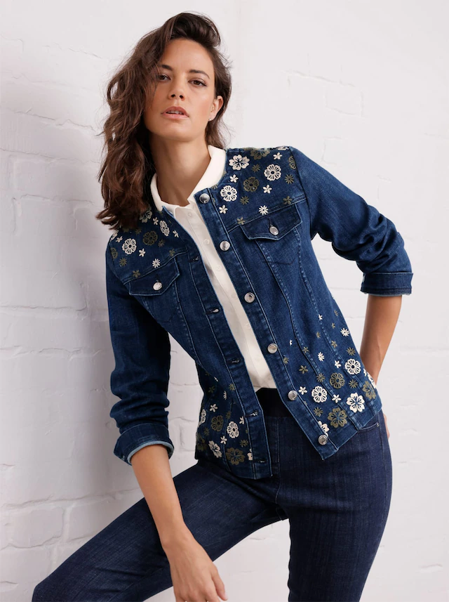 CREATION L PREMIUM Jeansblazer »Lyocell-Mix-Jeans-Blazer«