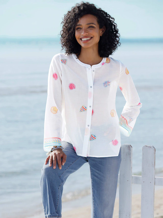 heine Druckbluse