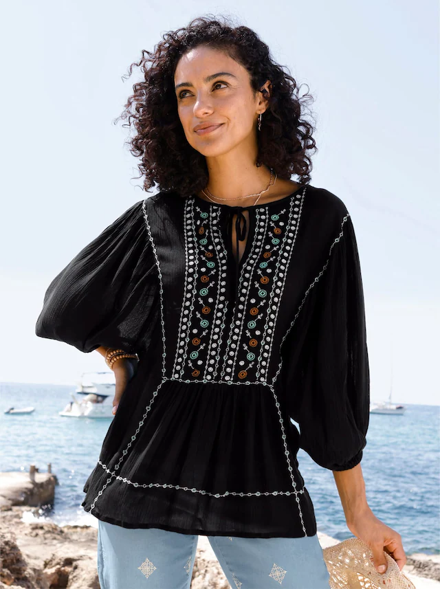 Inspirationen Longbluse