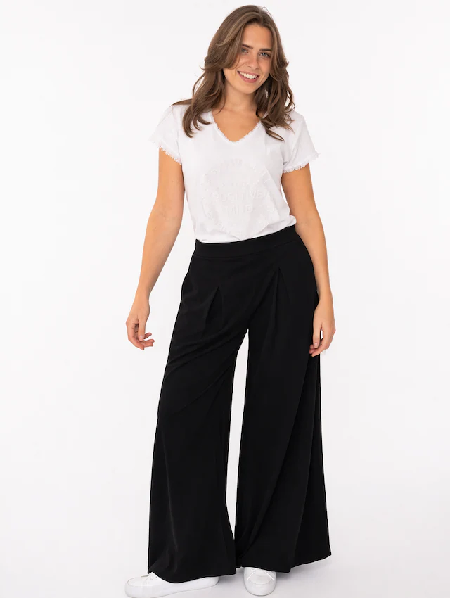 Zwillingsherz Bundfaltenhose »