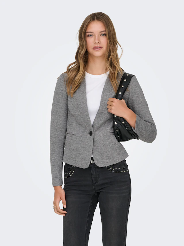 ONLY Kurzblazer »ONLSELKIE L/S MEL FIT BLAZER TLR« Materialmix, regular fit