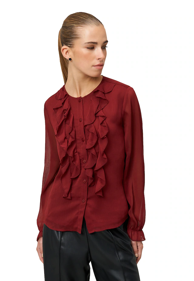 Zero Chiffonbluse »Damen mit Volants«