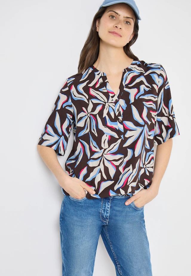 Cecil Druckbluse Sommerbluse mit floralem Muster