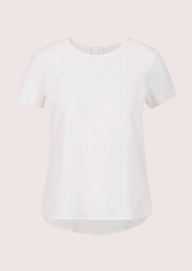 MADELEINE Shirtbluse »Blusenshirt Sommerbluse mit Reißverschluss« Reißverschluss am Rücken