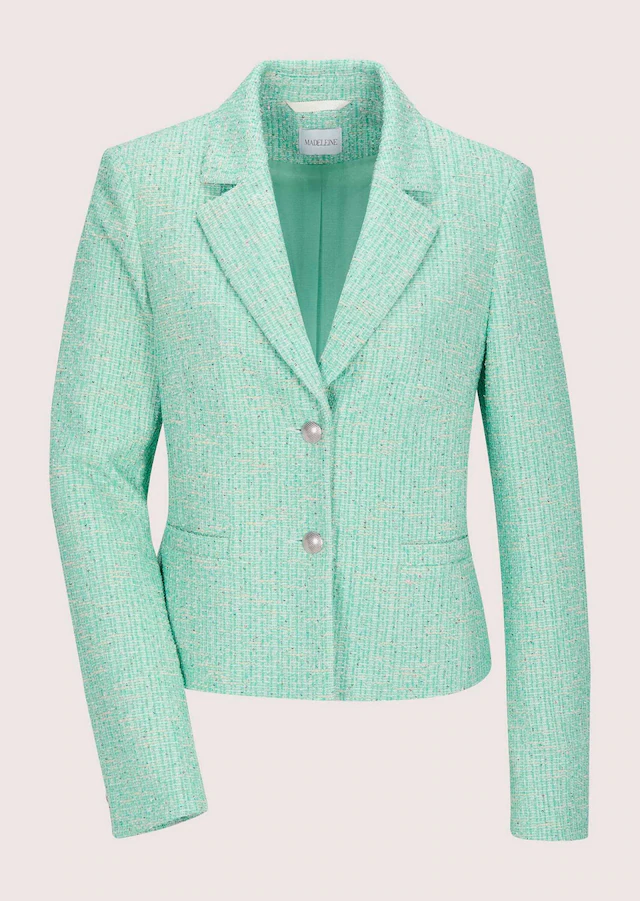 MADELEINE Jackenblazer »Blazer Tweed-Blazer mit Paillettenakzenten« Tweed-Optik