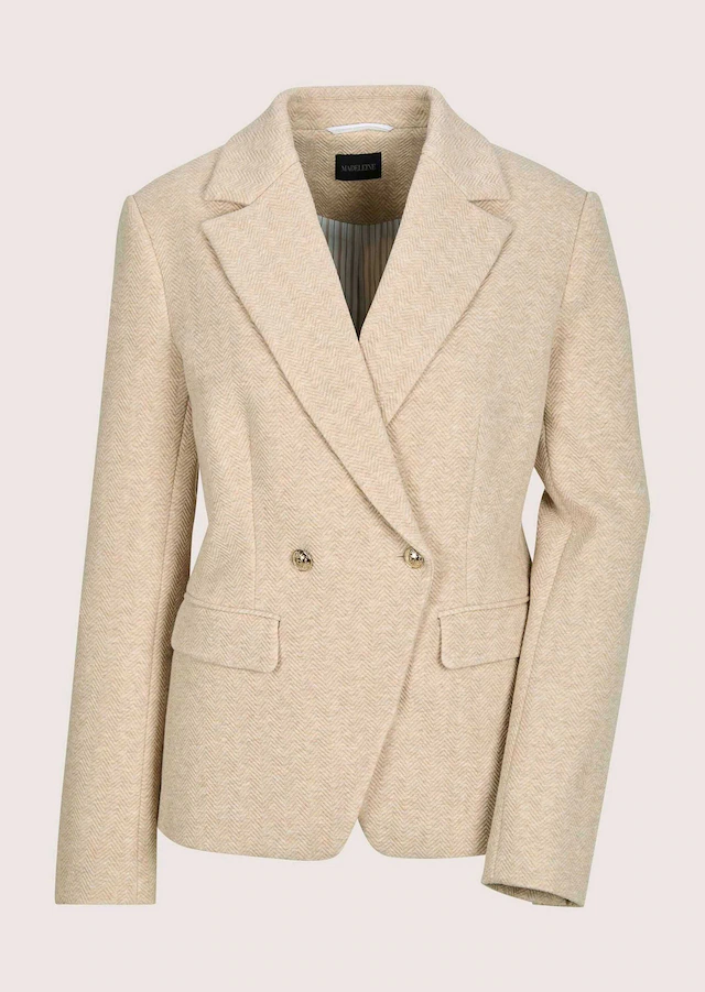 MADELEINE Jackenblazer »Blazer Strukturblazer mit Fischgratoptik« Fischgrätoptik