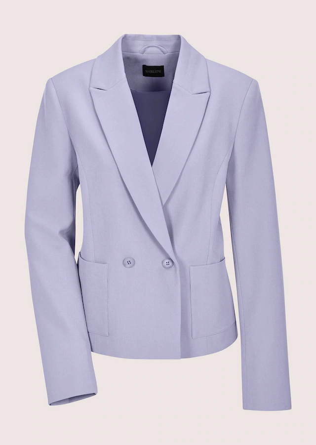 MADELEINE Jackenblazer »Blazer Eleganter Kurzblazer mit Reverskragen« Tonige Knöpfe