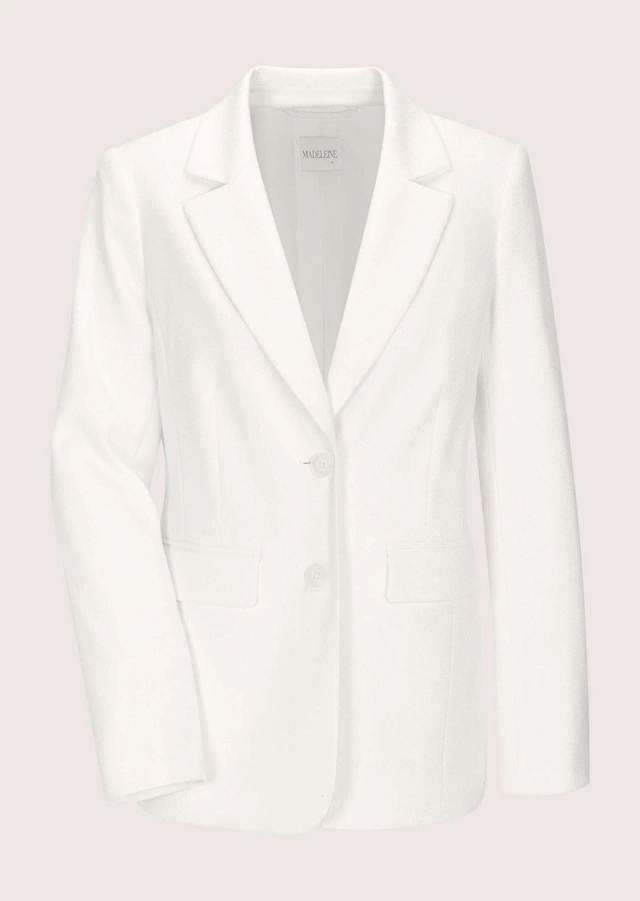 MADELEINE Jackenblazer »Blazer Stilvoller Einreiher mit Reverskragen« Geknöpfter Saumschlitz