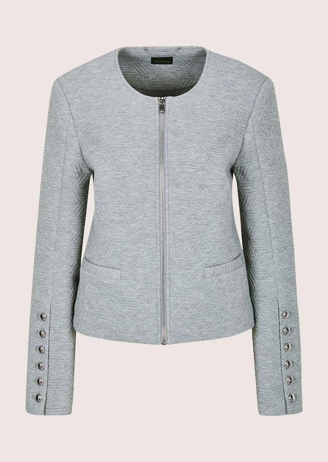 MADELEINE Jackenblazer »Blazer Jerseyblazer mit grafischem Muster« Markante Struktur