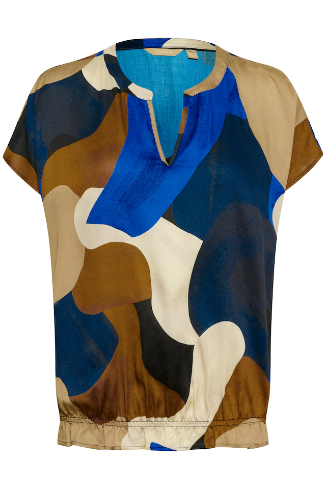 Culture Kurzarmbluse »Kurzarm-Bluse CUdana«
