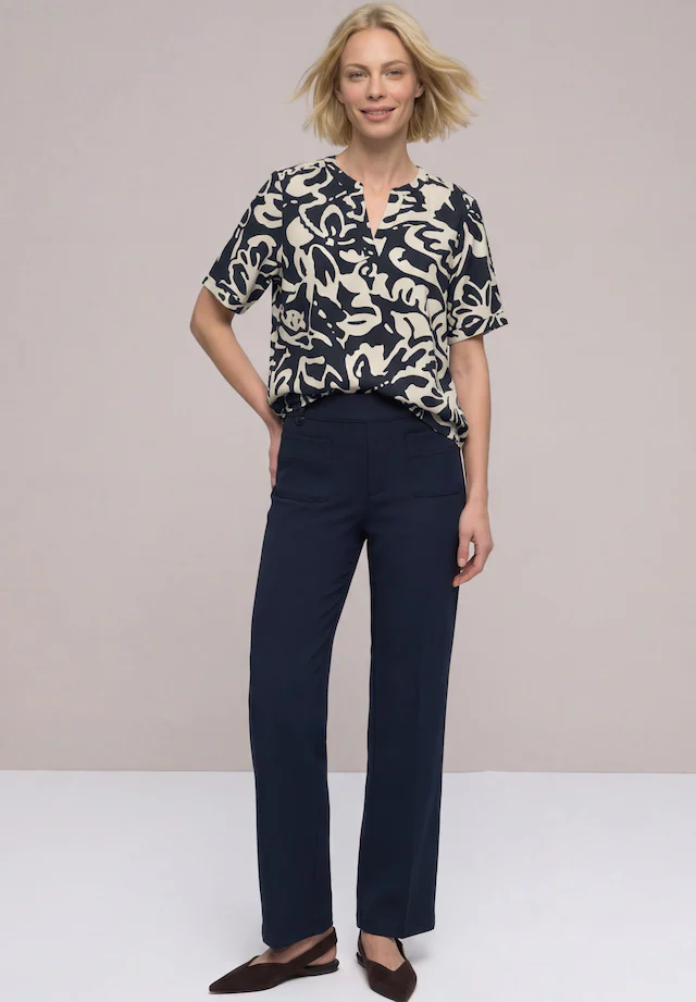 STREET ONE Hemdbluse mit Blumenmuster