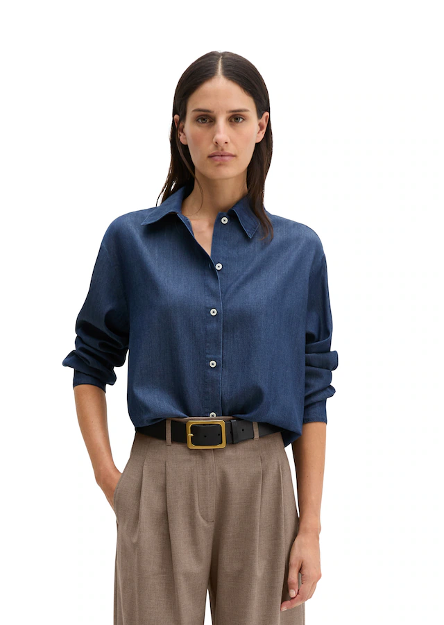 Marc O'Polo Jeansbluse »aus TENCEL™ Lyocell-Baumwolle-Mix«