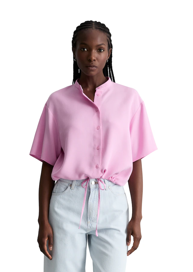 Marc O'Polo DENIM Kurzarmbluse »aus TENCEL™ Lyocell«