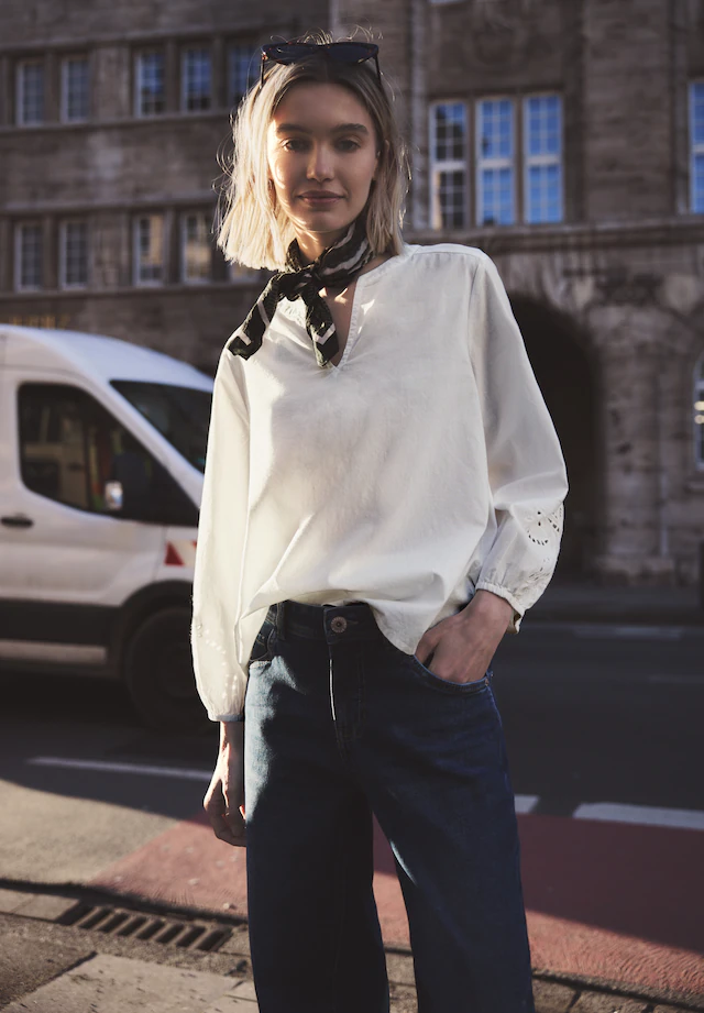 STREET ONE STUDIO Shirtbluse aus reiner Baumwolle