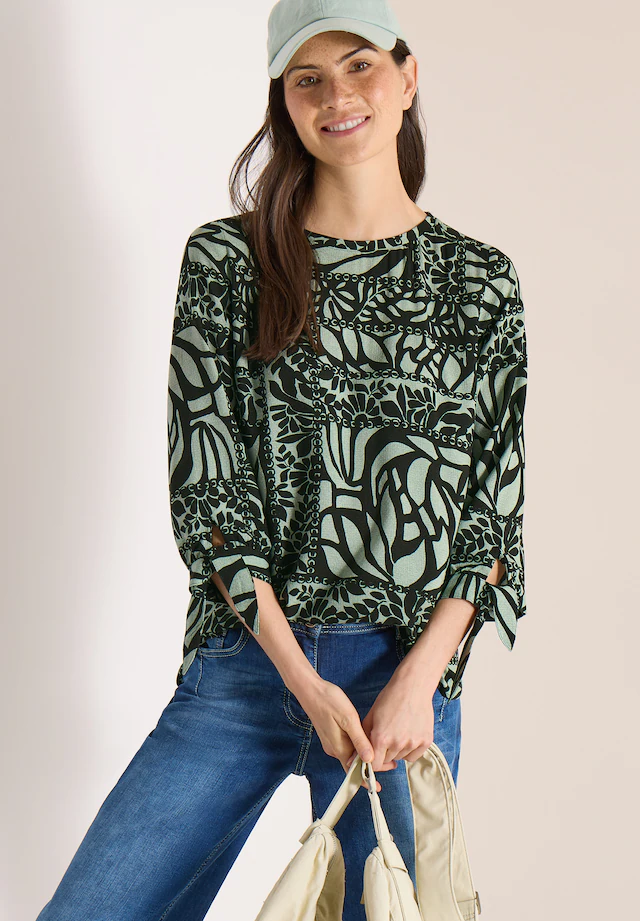 Cecil Klassische Bluse mit 3/4 Ärmeln
