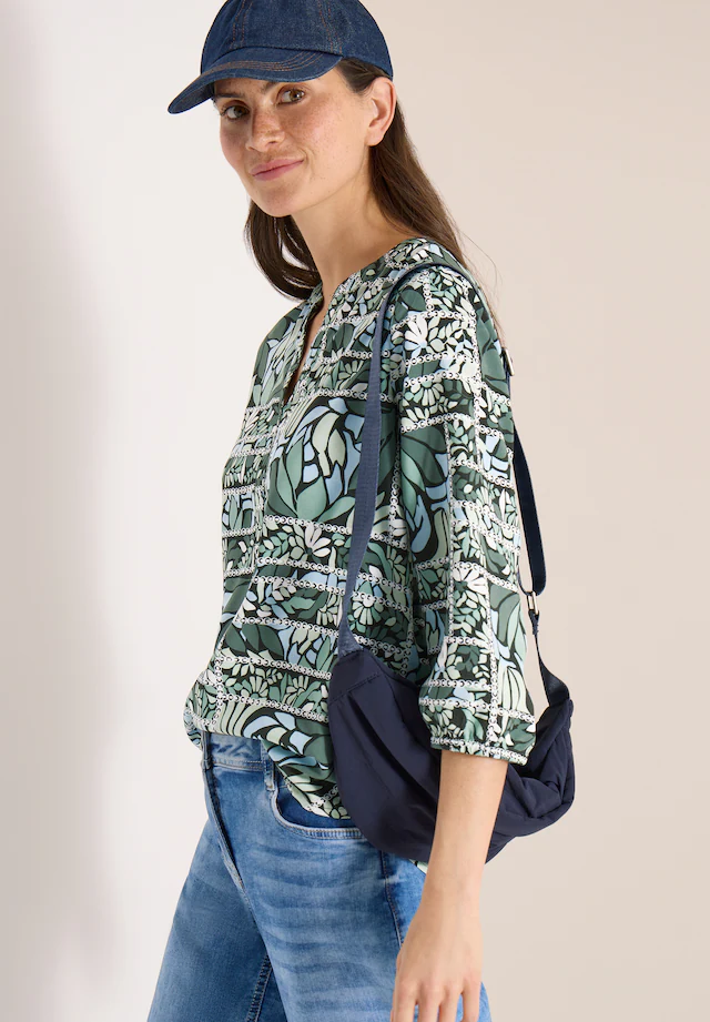Cecil Klassische Bluse mit 3/4 Ärmeln
