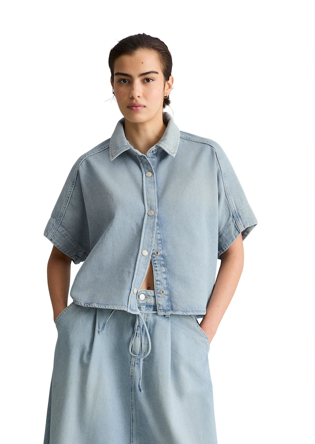 Marc O'Polo DENIM Jeansbluse »aus reiner Baumwolle«
