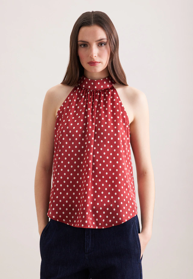 seidensticker Klassische Bluse Tunika Druck