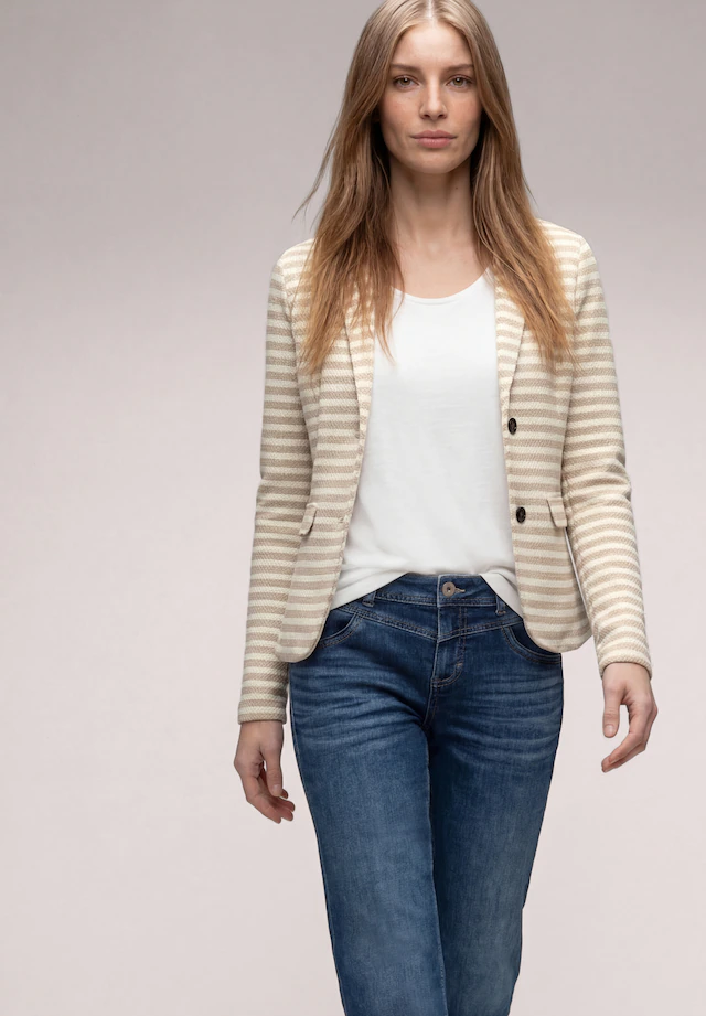 STREET ONE Sweatblazer mit Reverskragen
