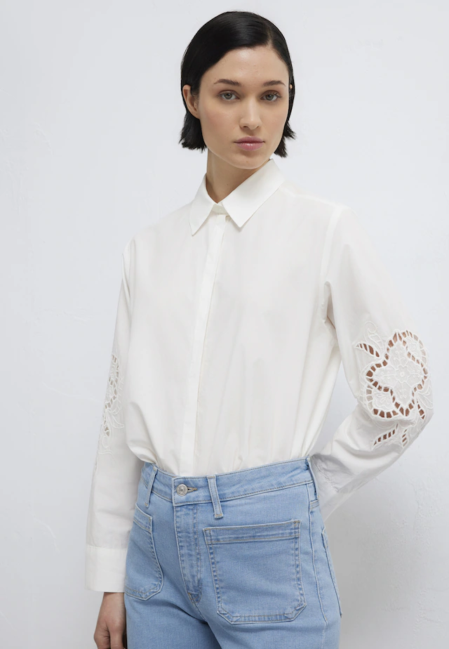 Mavi Hemdbluse »LONG SLEEVE WOVEN SHIRT« Bluse Langarm