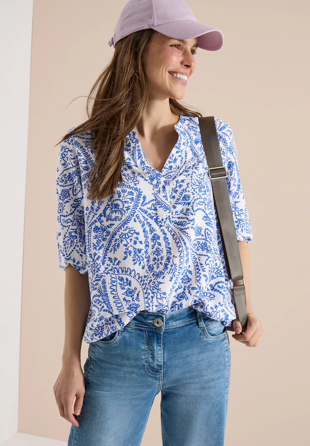 Cecil Klassische Bluse mit Glitzer-Details