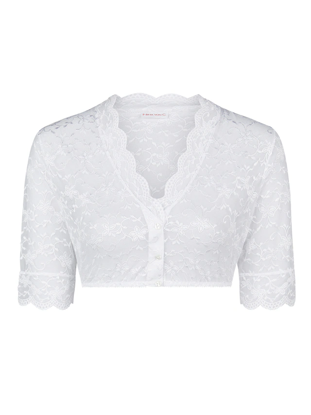Nina Von C. Dirndlbluse »Dirndl-Bluse halbarm Luisa«