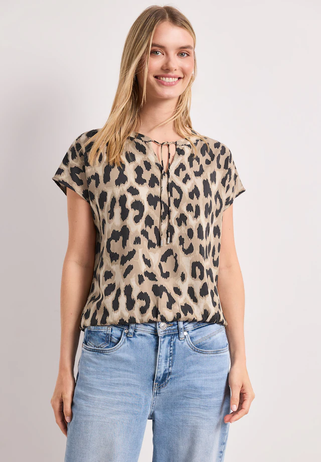 STREET ONE Shirtbluse mit Elastikbund