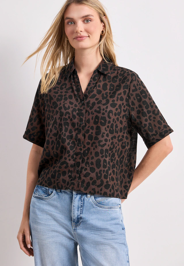 STREET ONE Hemdbluse mit durchgehender Knopfleiste vorn