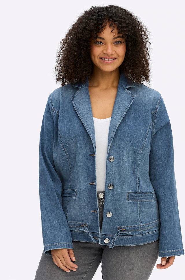 Sheego Jeansblazer »Jeansblazer«