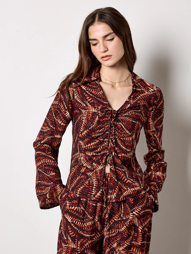 Apricot Klassische Bluse »Bluse« mit abstraktem Print