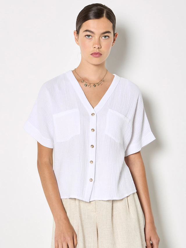 Apricot Klassische Bluse »Bluse« Einfarbig