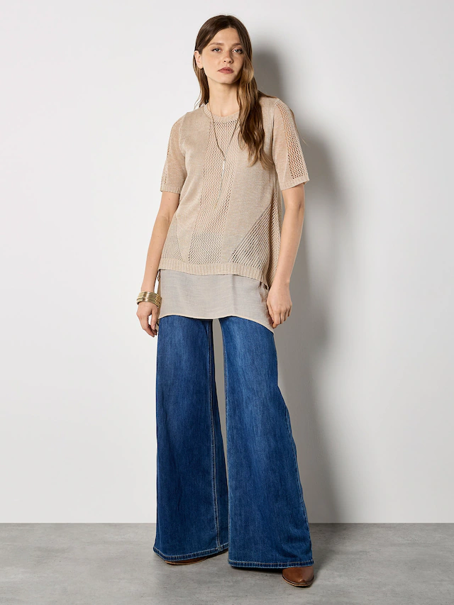 Apricot Longbluse »Bluse« Einfarbig