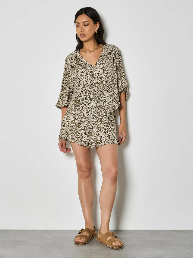 Apricot Klassische Bluse »Bluse« Druck
