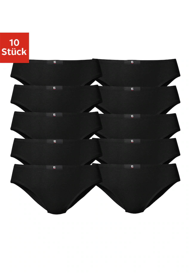 H.I.S Slip 10er-Pack,aus elastischer Baumwoll-Qualität