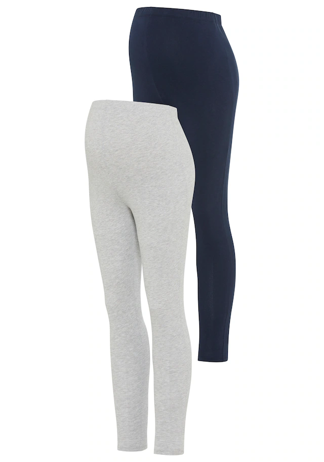 Neun Monate Umstandshose »2 Stück Umstands-Hosen für Schwangerschaft und Stillzeit« 2er Pack Leggings für Schwangerschaft & Stillzeit