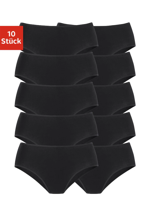 petite fleur Jazz-Pants Slips 10er-Pack,aus elastischer Baumwolle