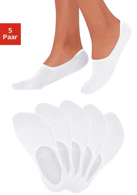 Bench. Füßlinge Packung, 5 Stk. tlg. für weit ausgeschnittene Schuhe